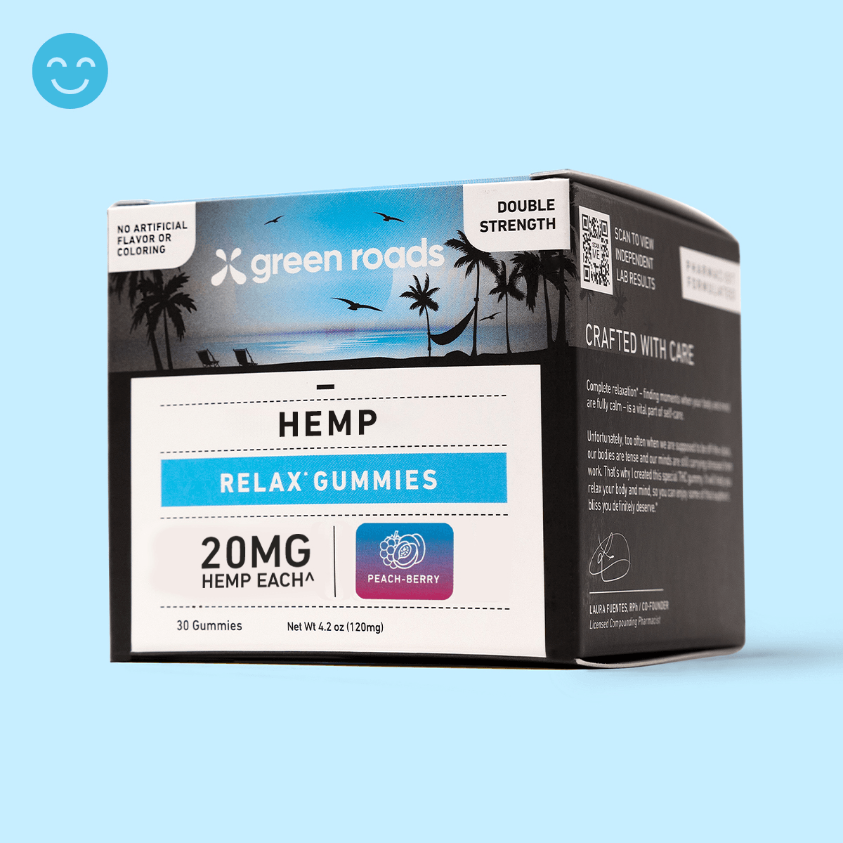 Peach-Berry THC Relax Gummies - (30ct) 900mg