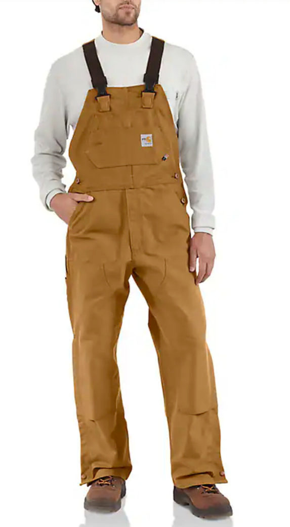 Carhartt | FR Duck Bib Overall | Carhartt Brown - FR Clothing & Supply