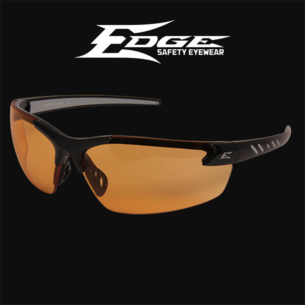 2 Pairs Epoch 3 Sport Sunglasses - Black Frame With Amber & Smoke Lenses, 100% UV Protection