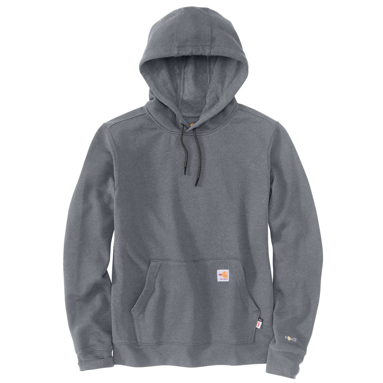 Carhartt | FR MW Hooded Sweatshirt | Granite Heather - FR Clothing