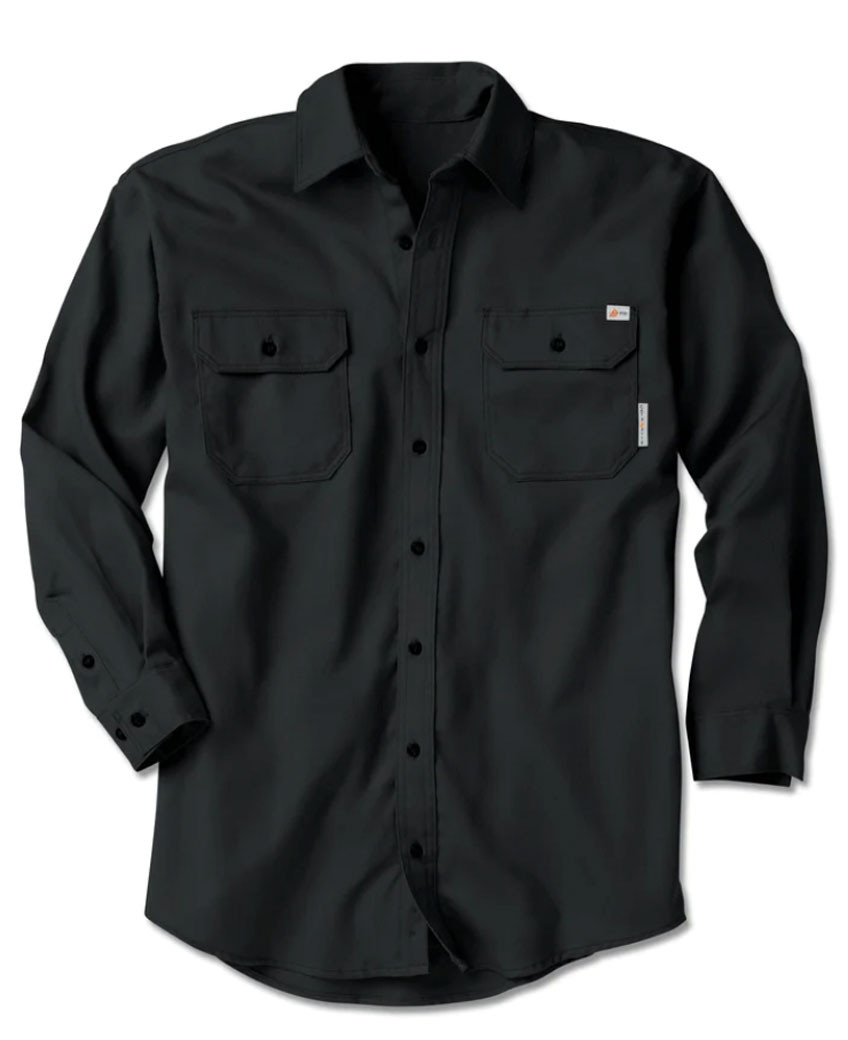 Rasco FR Men's Flame Resistant Work Shirt - Chambray Regular Fit, 2XL Size