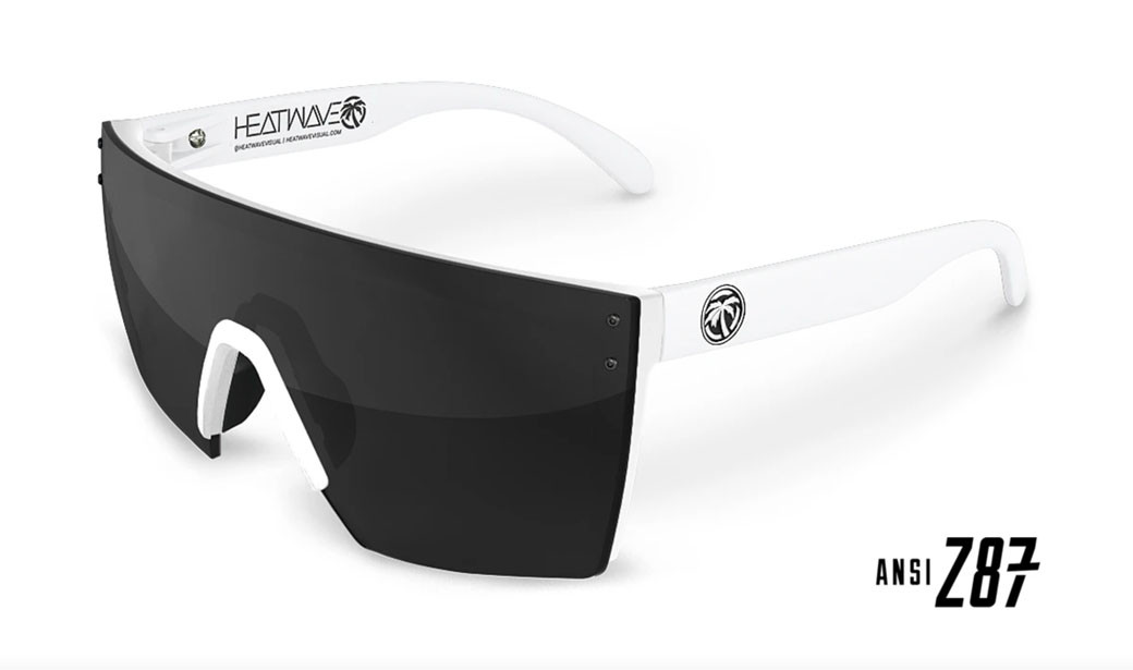 Heatwave | Lazer Face Z87 Glasses | White Frame - FR Clothing & Supply
