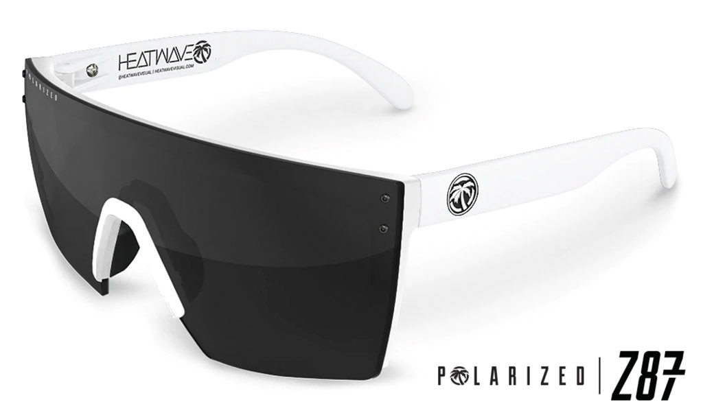 Heatwave | Lazer Face Z87 Glasses | White Frame - FR Clothing & Supply