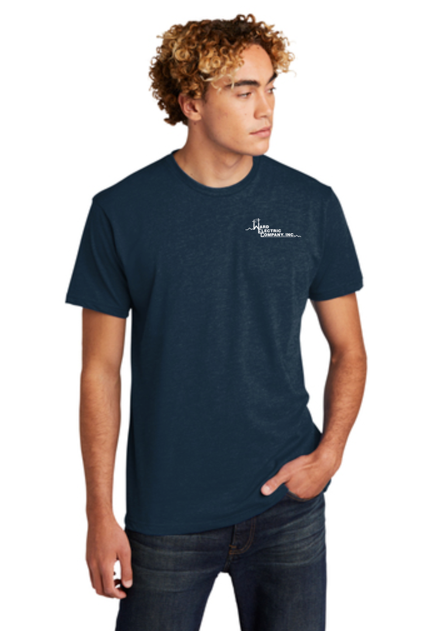 VIP【関税送料無料】希少 ELEVENTY NAVY COTTON BLEND T-SHIRT Next Level | WEC Customized Cotton Poly Blend T-Shirt - FR