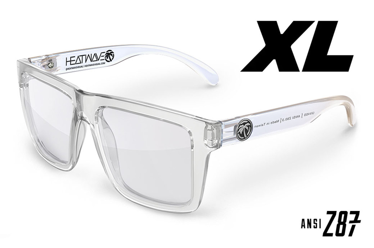 Heatwave | XL Vise Z87 Glasses | Vapor Clear Frame