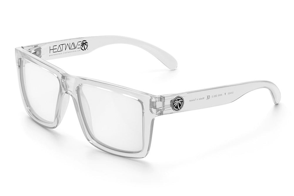 Heatwave Vise Z87 Safety Glasses Vapor Clear Frame FR