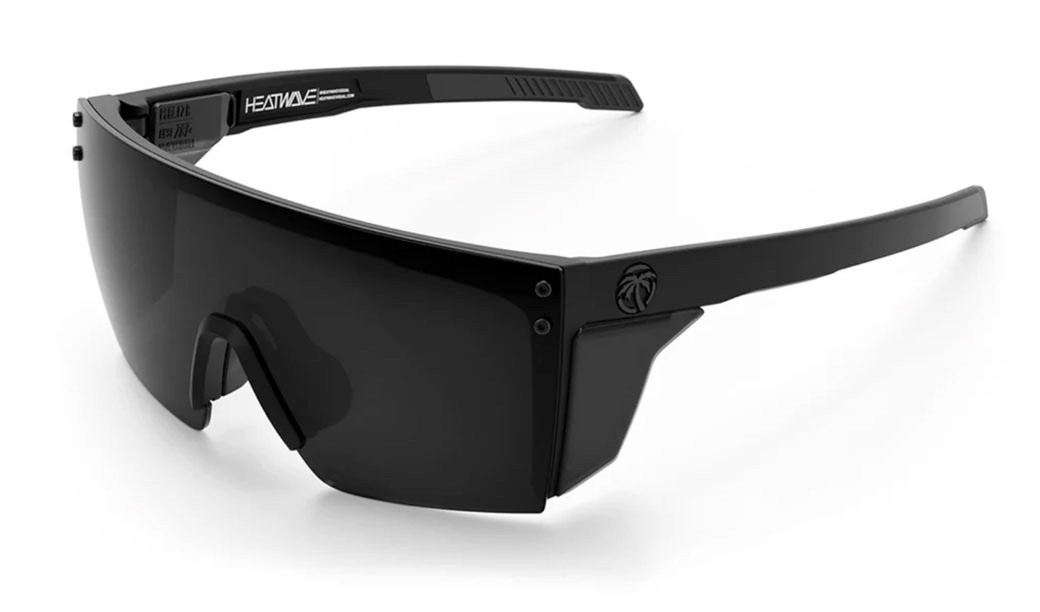 Heatwave Performance Lazer Face Z87+ Safety Glasses Black Frame Black  Lens