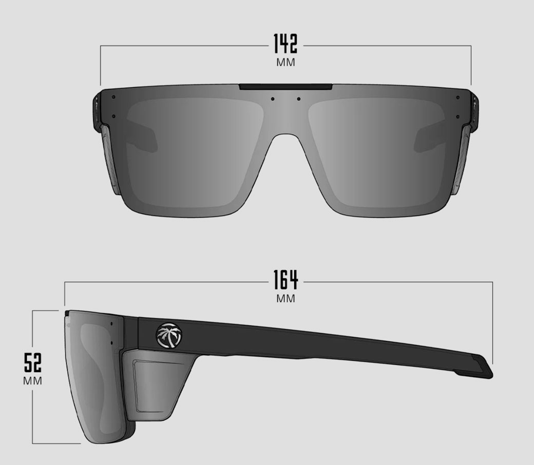 Heatwave | Performance Quatro Z87+ Safety Glasses | Black Frame