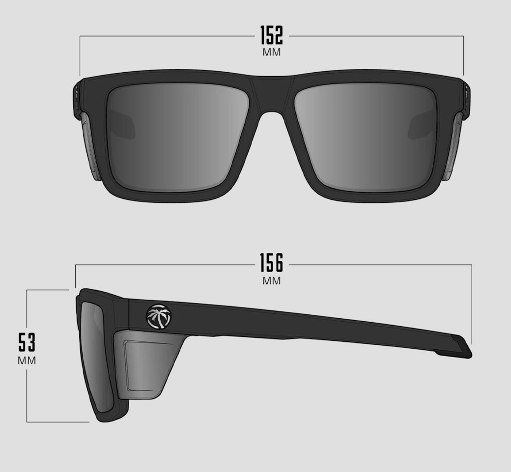 Heatwave | Performance Vise XL Z87+ Safety Glasses | Black Frame