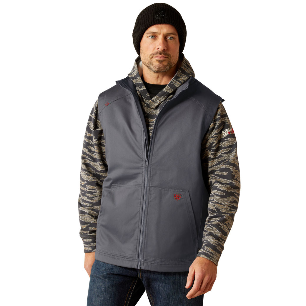 Ariat | FR Basic Insulated Vest | Charcoal Grey - FR Clothing & Supply