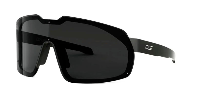 COE | General Z87+ Safety Glasses | Matte Black Frame | Smoke Lens