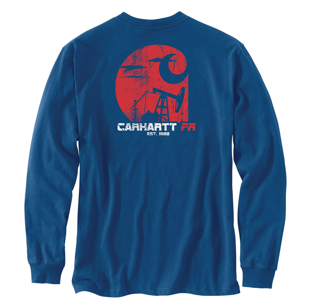 専用MADE IN USA Sears Carhartt 青チェックL Carhartt | FR Force Lightweight LS Oil Graphic T-Shirt