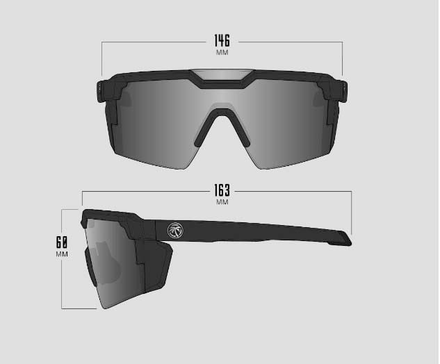 Heatwave | Future Tech Z87+ Safety Glasses | Black Frame | Ultra