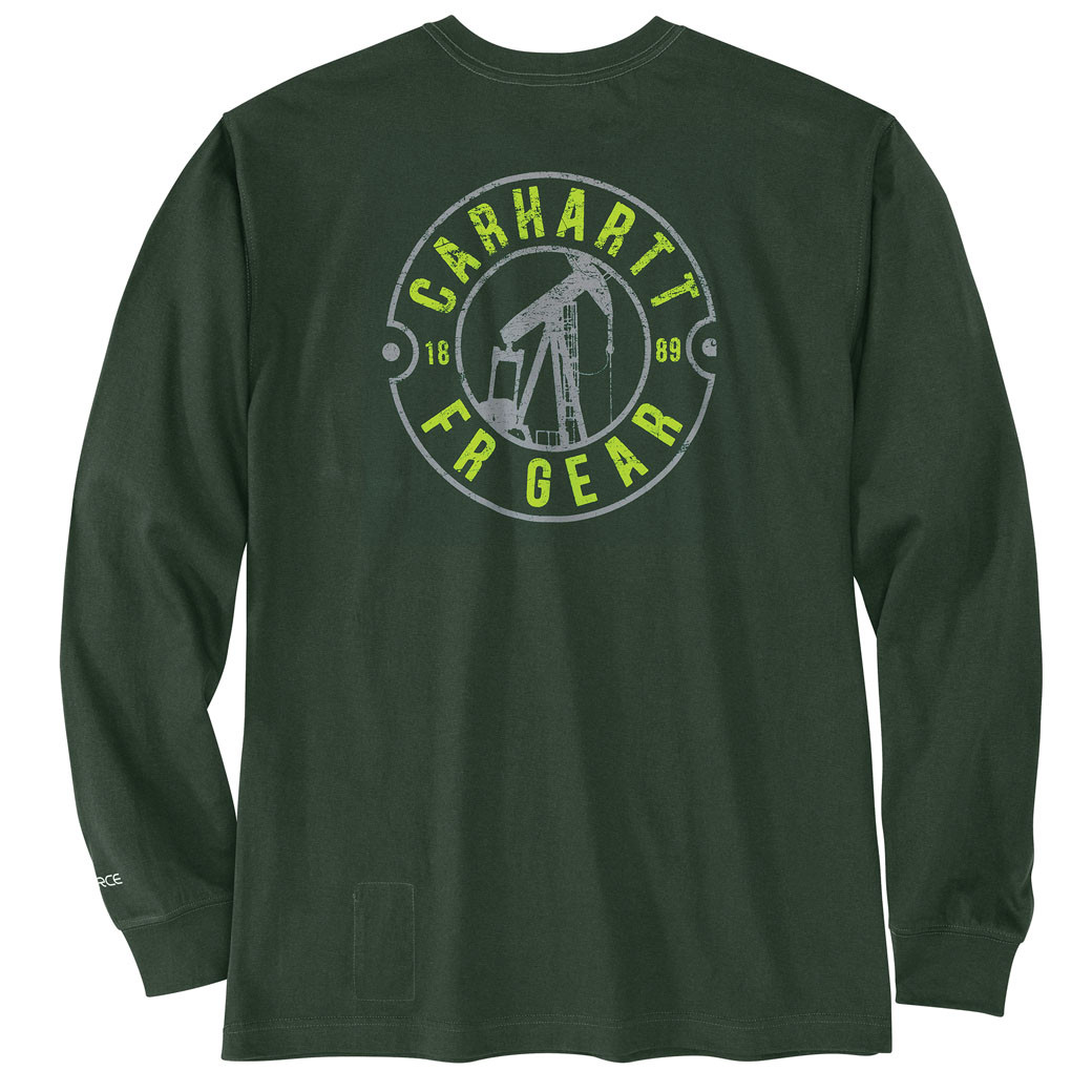 Carhartt | FR Force Lightweight LS Oil Rig Graphic T-Shirt