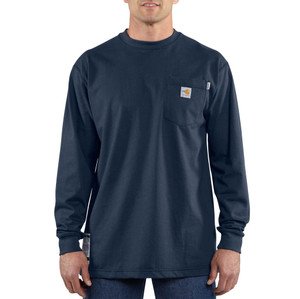 Carhartt | FR Force Cotton LS Shirt | Dark Navy Carhartt | FR Force Cotton LS Shirt | Dark Navy