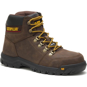 CAT | Outline | 6" Work Boot ST | Seal Brown CAT | Outline | 6" Work Boot ST | Seal Brown