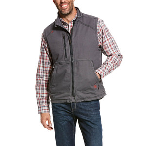 Ariat | FR Iron DuraLight Canvas Vest | Grey Ariat | FR Iron DuraLight Canvas Vest | Grey