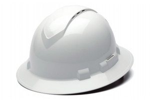 Pyramex | Full Brim | 4 pt Ratchet Suspension | Vented  Hard Hat