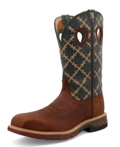 Twisted X | 12" NT Western Work Boot | Mocha & Slate Twisted X | 12" NT Western Work Boot | Mocha & Slate