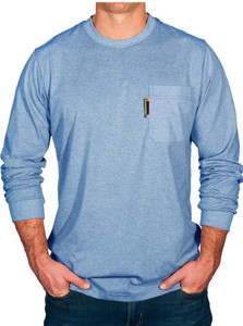 Benchmark | FR Long Sleeve FR T-Shirt | Light Blue Benchmark | FR Long Sleeve FR T-Shirt | Light Blue