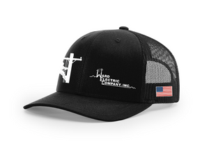 Richardson | WEC Customized Trucker Hat | Black/Black Richardson | WEC Customized Trucker Hat | Black/Black