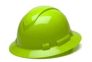 Pyramex | Full Brim Hard Hat | Hi-Vis Lime Pyramex | Full Brim Hard Hat | Hi-Vis Lime