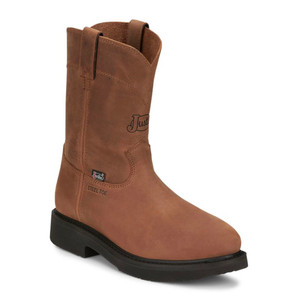 Justin | Round-Up 10" ST Work Boot | Aged Bark Brown Justin | Round-Up 10" ST Work Boot | Aged Bark Brown