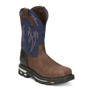 Justin | Frontline HiVis 11" WP CT Work Boot | Toasted Brown Justin | Frontline HiVis 11" WP CT Work Boot | Toasted Brown