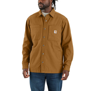 Carhartt | FR Rugged Flex Canvas Shirt Jacket | Carhartt Brown Carhartt | FR Rugged Flex Canvas Shirt Jacket | Carhartt Brown