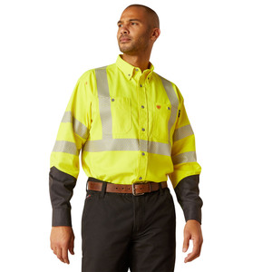 Ariat | FR Hi-Vis Work Shirt | Hi-Vis Yellow | Class 3 Ariat | FR Hi-Vis Work Shirt | Hi-Vis Yellow | Class 3