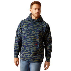Ariat | FR Smoke Durastretch Hoodie | Baritone Blue Camo Ariat | FR Smoke Durastretch Hoodie | Baritone Blue Camo