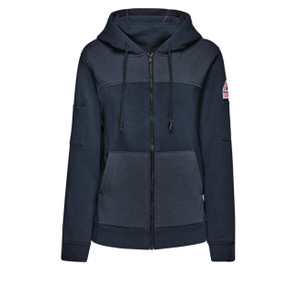 Bulwark | Women's FR Full Zip Fleece Hoodie | Navy