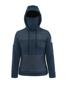 Bulwark | Women's FR Fleece Hoodie | Navy Bulwark | Women's FR Fleece Hoodie | Navy