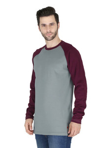 Forge | FR Baseball Tee | Grey Burgandy Forge | FR Baseball Tee | Grey Burgandy