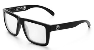 Heatwave | Vise XL Z87 Safety Glasses | Black Frame | Clear Lens