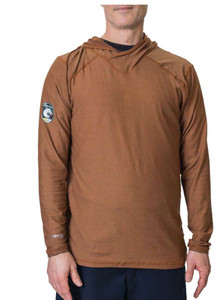 DragonWear | FR Pro Dry Tech LS Hooded Shirt | Rust