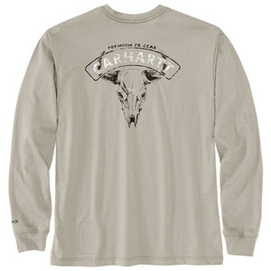 Carhartt | FR Force Lightweight LS Camo C Graphic T-Shirt | Greige Carhartt | FR Force Lightweight LS Camo C Graphic T-Shirt | Greige