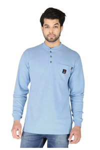 Forge | FR Stretch Henley | Light Blue