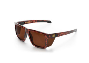 Heatwave | Performance Vise XL Z87+ Safety Glasses | Tortoise Frame | Brown Lens