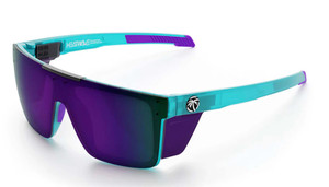 Heatwave | Performance Quatro Z87+ Safety Glasses | Aqua Frost Frame | Dark Ultra Violet Lens