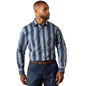 Ariat | FR Carlton LS Work Shirt | Navy