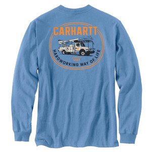 Carhartt | FR Force Irvine LS Truck Graphic T-Shirt | Workwear Blue
