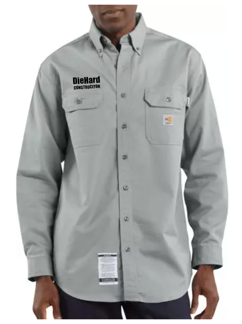 Die Hard Carhartt FR Light Blue Classic Twill Shirt