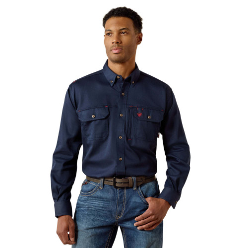 Ariat | FR Solid Vent Shirt | Navy