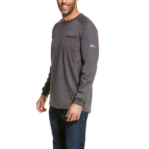 Ariat | FR Air Crew T-Shirt | Charcoal Heather