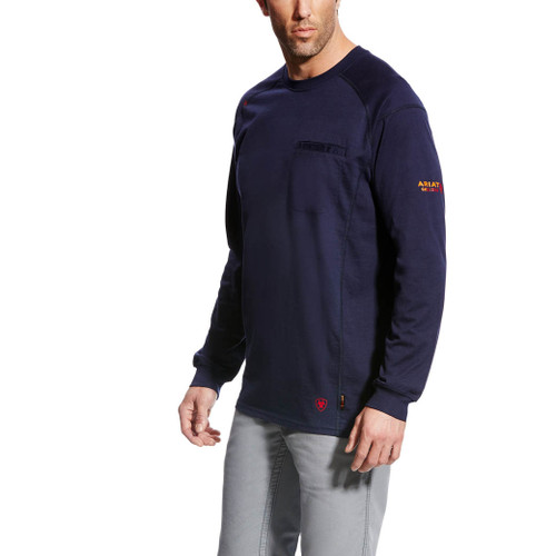 Ariat | FR Air Crew T-Shirt | Navy