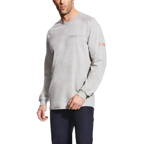 Ariat | FR Air Crew T-Shirt | Silver Fox Heather
