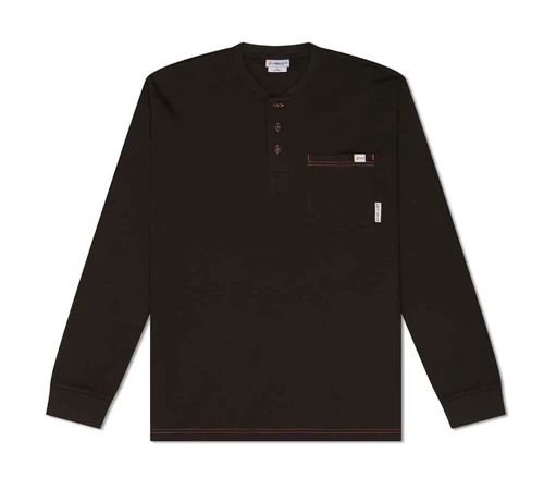 Rasco | FR Henley T-Shirt | Black