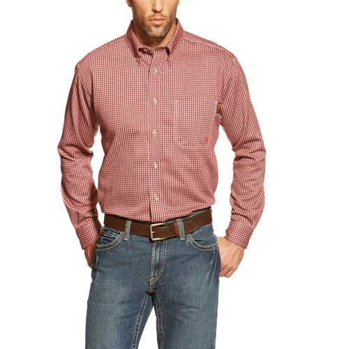 Ariat | FR Work Shirt | Wine Bell