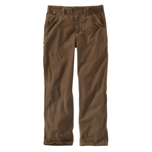Carhartt | FR Washed Duck Work Dungaree | Mid Brown